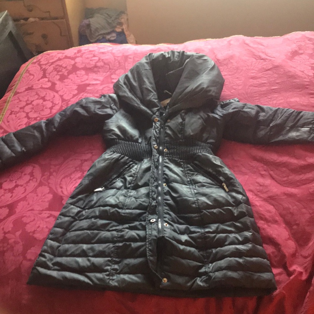 Navy Blue Puffer Coat